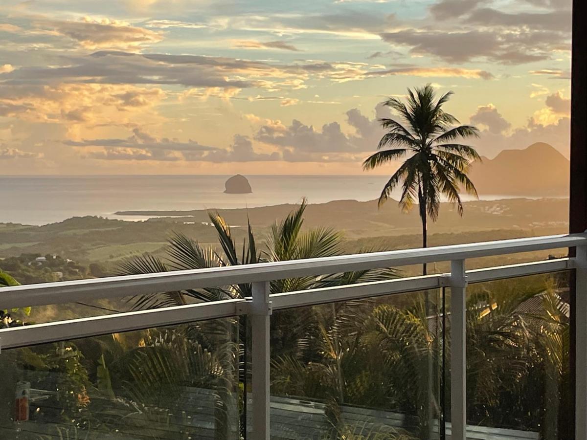 Les Villas Pameyaque 2 F2 Avec 1 Piscine Et 1 F3 Avec 1 Piscine, Superbe Vue Sur La Mer Rivière-Salée Kültér fotó