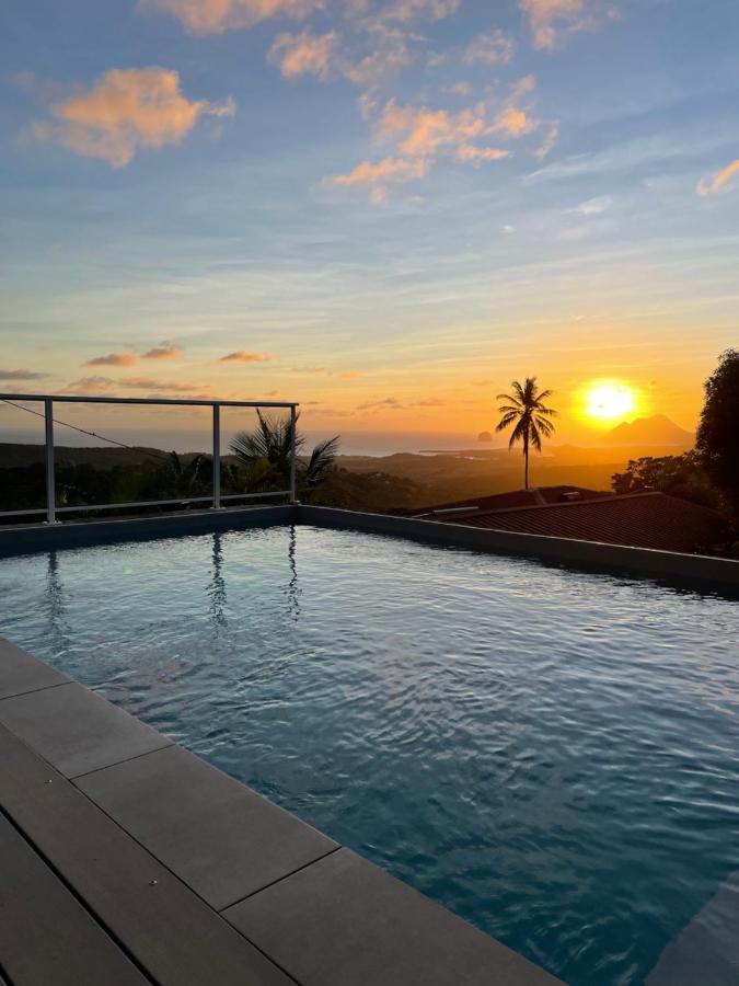 Les Villas Pameyaque 2 F2 Avec 1 Piscine Et 1 F3 Avec 1 Piscine, Superbe Vue Sur La Mer Rivière-Salée Kültér fotó