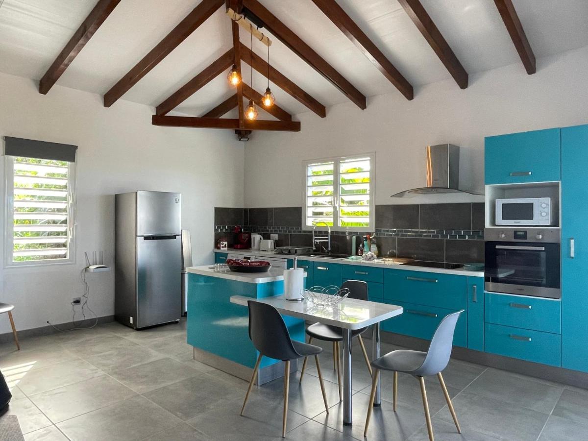 Les Villas Pameyaque 2 F2 Avec 1 Piscine Et 1 F3 Avec 1 Piscine, Superbe Vue Sur La Mer Rivière-Salée Kültér fotó