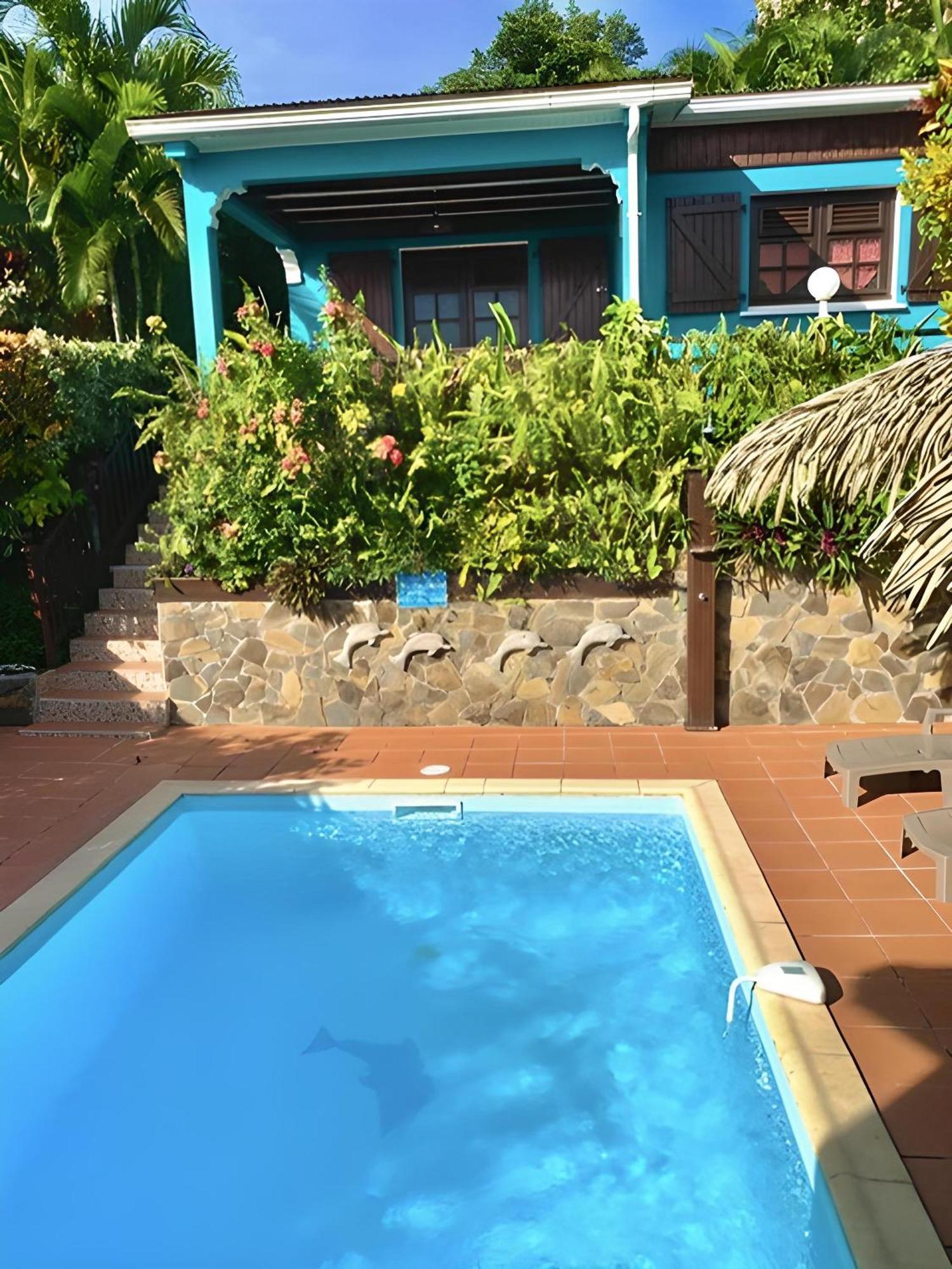 Les Villas Pameyaque 2 F2 Avec 1 Piscine Et 1 F3 Avec 1 Piscine, Superbe Vue Sur La Mer Rivière-Salée Kültér fotó