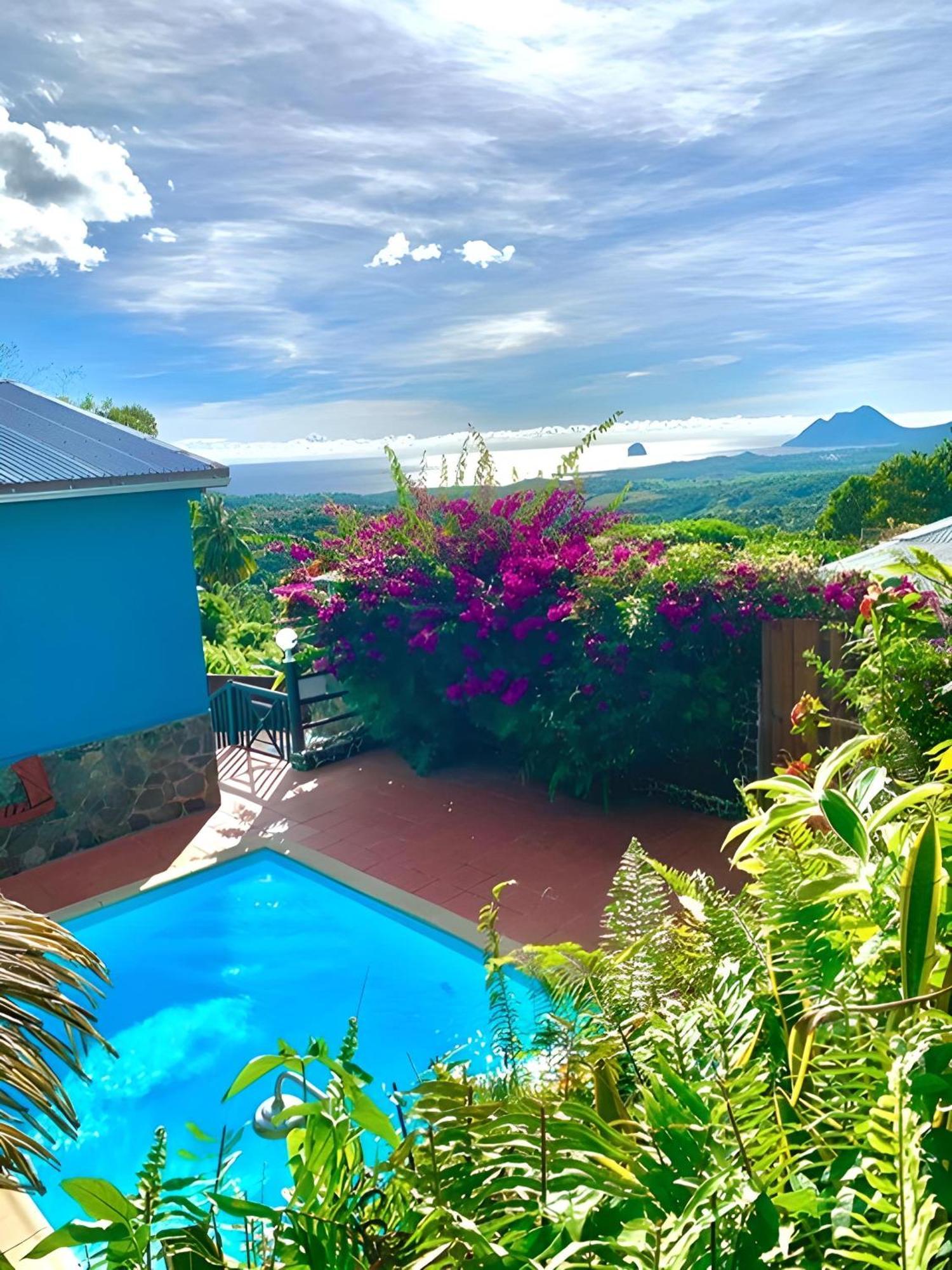 Les Villas Pameyaque 2 F2 Avec 1 Piscine Et 1 F3 Avec 1 Piscine, Superbe Vue Sur La Mer Rivière-Salée Kültér fotó