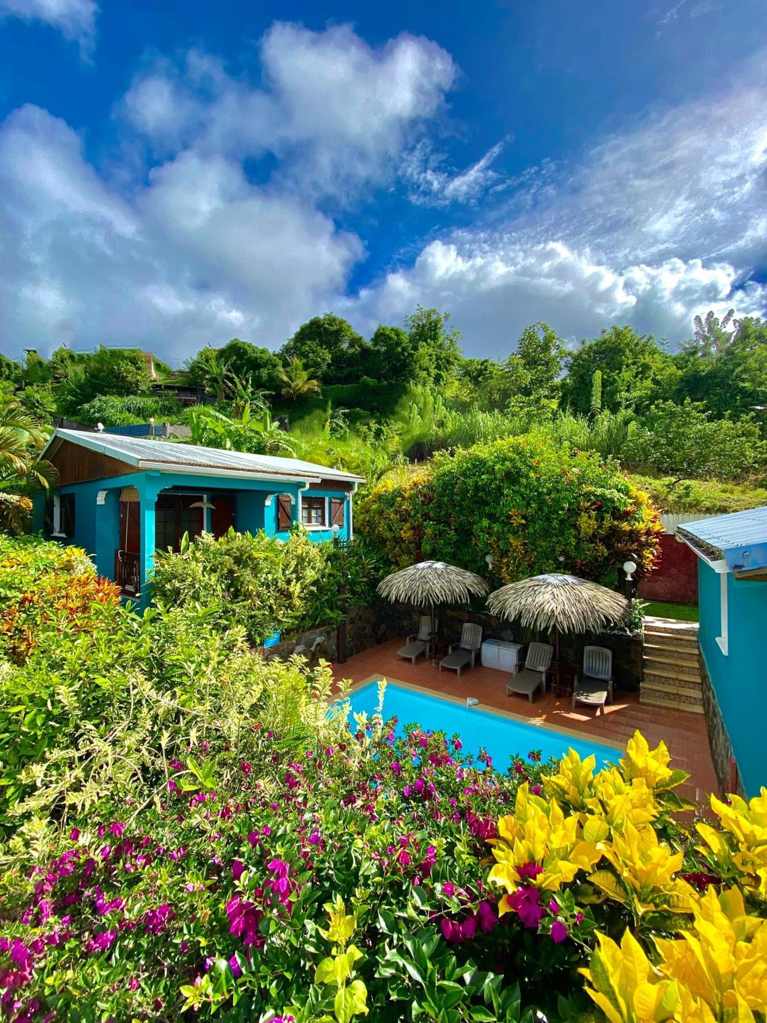Les Villas Pameyaque 2 F2 Avec 1 Piscine Et 1 F3 Avec 1 Piscine, Superbe Vue Sur La Mer Rivière-Salée Kültér fotó
