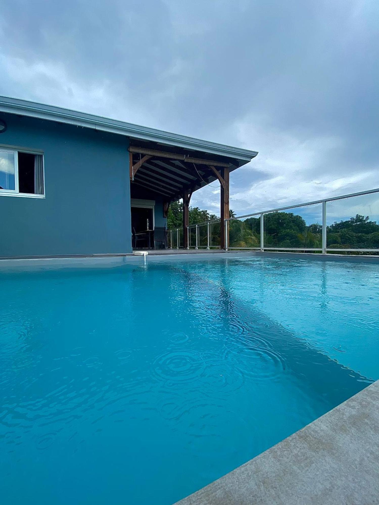 Les Villas Pameyaque 2 F2 Avec 1 Piscine Et 1 F3 Avec 1 Piscine, Superbe Vue Sur La Mer Rivière-Salée Kültér fotó