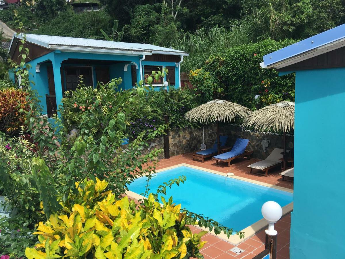 Les Villas Pameyaque 2 F2 Avec 1 Piscine Et 1 F3 Avec 1 Piscine, Superbe Vue Sur La Mer Rivière-Salée Kültér fotó